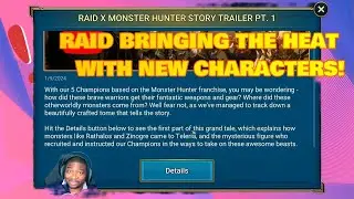 COOL NEW MONSTER HUNTER COLLAB! I'M GEEKING OUT!!! #raidshadowlegends