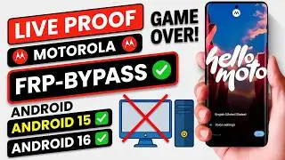 🔓 Motorola FRP Bypass Android 15–16 Latest Security Patch | 100% Working | Live Proof | No PC Easy