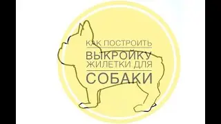 Как построить выкройку жилетки для собаки