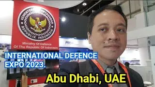 International Defence EXPO 2023 day #2. Abu Dhabi, UAE. February 20th 2023.