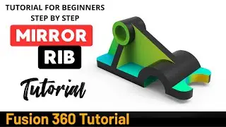 Autodesk Fusion 360 Tutorial For Begginers - Exercise 25 Rib