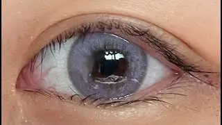[렌즈미] 플렉스핏 밀크퍼플 보정 없는 솔직 리뷰 / [LENSME] FLEX FIT MILK PURPLE COLOR CONTACT LENS REVIEW