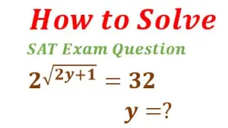 Solving Exponential Function with Square Roots | 2^sqrt 2x = 1 = 32 | Solve for x.