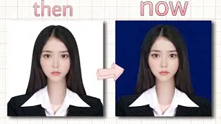 HOW TO CHANGE THE BACKGROUND OF YOUR ID PICTURE || BLUE BACKGROUND
