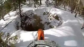 Winter Motocross And Close From Dangerous Jump #shorts #meme #fun