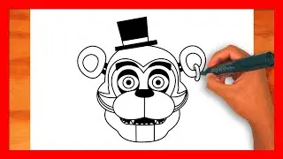 Como DIBUJAR a GLAM ROCK Freddy de FNAF Security Breach