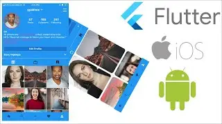 Instagram profile screen UI clone using flutter