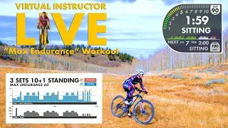 FREE Mountain Bike Spin Video - indoor cycling Deer Valley Max Endurance Workout  Virtual Instructor