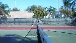 Patrick and Charlotte Playing Tennis!