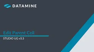 Edit Parent Cell - Notas de Lançamento | Studio UG v3.3