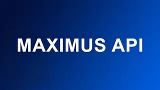 Maximus API. Authentication for Web Applications
