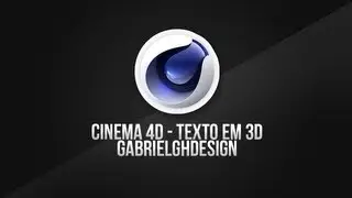 Cinema 4D - Texto em 3D