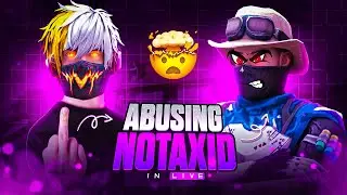 Abuse Prank on NG NOTAXID in his  Live Stream 😂🥵 || NOTAXID SHOCKED 😂