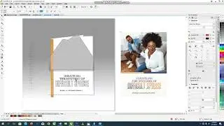 Book cover  mockup using coreldraw