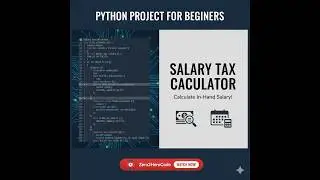 How to Build a Salary Tax Calculator in Python | Finance Project 💰| Tax Logic&If-Elif-Else Explained