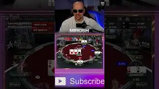 добрый вечер на финалке за 109$ )  #shorts #mirosh #poker #shortvideo #highlights  #pokeronline #gg