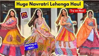 Try on Meesho Lehenga & Chaniya Choli Haul 😱♥️ | Navratri Special Collection 🪷| shivanikatoch_ 