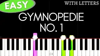 SATIE - Gymnopédie No. 1 | Easy Piano tutorial