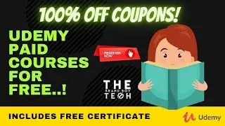 Udemy Premium Courses for FREE! With Certificate |  Udemy Coupon Code 2021 | MUST SEE | Join Now