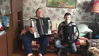 «По тропинке снежком запорошенной» | Баян(Булгаков А.А) Аккордеон (Царёв А.В)