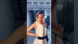 Halloween makeup. Angel and demon
