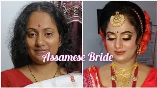 Assamese Bride _Bridal Makeup Tutorial_Bridal Makeover by Twins Sister_Supriya & Sumita Makeupartist