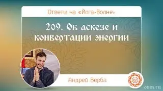 209. Об аскезе и конвертации энергии. А.Верба. Ответы на «Йога-Волне»