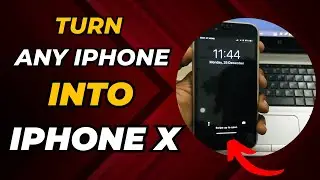 Convert any  IPhone into IPhone X . ( Old Iphone into New Iphone )