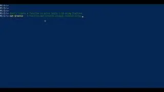 Create Function using PowerShell