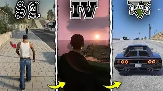 ADDING the MOST REALISTIC Graphics MOD in GTA Games! (GTA 3 → GTA 5)