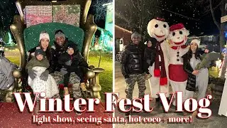 VISITING SANTA AT THE NORTH POLE! *So Much Fun* |Vlogmas Day 22