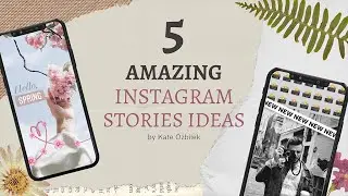 AMAZING 5 INSTAGRAM STORY IDEAS easy tutorial for Iphone and Android