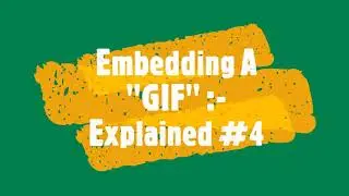 Embedding A GIF In HTML