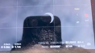 Grabé el eclipse con mi Mavic 3 cine!