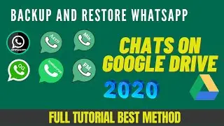 How to Backup And Restore GB,FM,Yo,OG,Mix Whatsapp Chats on Google Drive | Full Tutorial