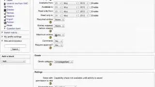 Moodle - Adding database