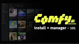 How to Install ComfyUI + Manager - 101