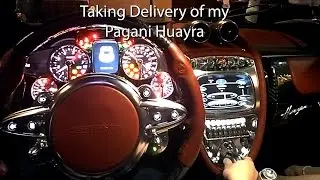 Allen Wong Taking Delivery of a Pagani Huayra