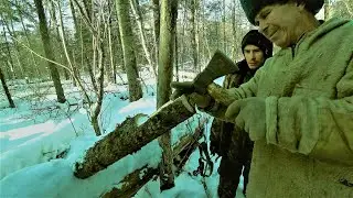 ЛЕГЕНДА ПРОМЫСЛА УЧИТ ДЕРСУ, СТАВИТЬ КАПКАНЫ. Уехали в ТАЙГУ на НЕСКОЛЬКО ДНЕЙ.