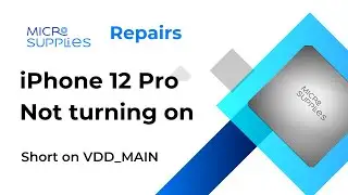 Microsoldering - iPhone 12 Pro Not turning on and getting hot - Microsupplies