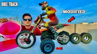 RC Losi Street Bike Vs Slime Glue Track - Chatpat toy TV