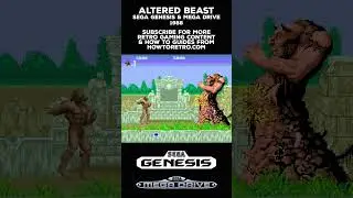 Sega Genesis Classics - Altered Beast #howtoretro #retrogaming #emulator #sega #genesis #megadrive