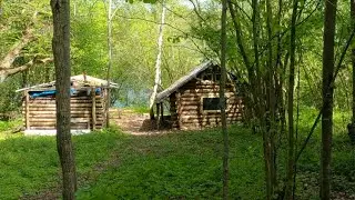 СПЛАВ НА БОЙДАРКЕ К ЛЕСНОЙ ХИЖИНЕ . РЫБАЛКА НА ПОПЛАВОК .