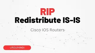 Redistributing IS-IS Routes into RIP - Step-by-Step Configuration Guide | Urdu/Hindi