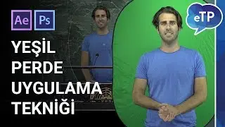 After Effects - Yeşil Perde Temizleme Ve Arka Plan Uygulama Tekniği