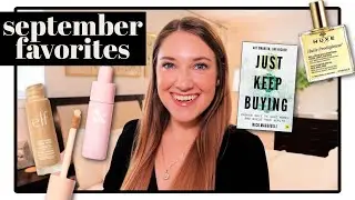SEPTEMBER FAVORITES 2022 | Great glowy products, fall nail colors, & a book rec | MAGGIE'S TWO CENTS