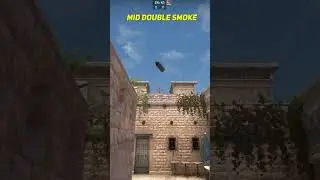 Mid Double Smoke On Anubis csgo 