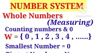 Number system - Whole numbers