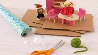 мебель для кукол из картона своими руками