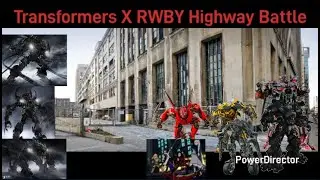 Transformers X RWBY Highway battle & Ironhide death